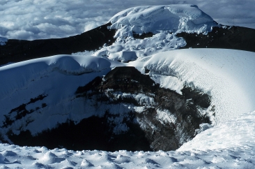 Gipfel des aktiven Vulkan Cotopaxi
